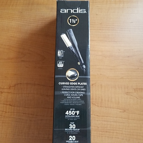 NWT flat iron with curved edge - Picture 3 of 8